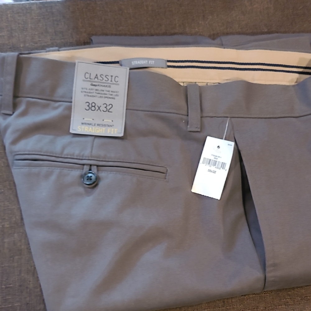 NWT GAP Classic Men's Chinos - Gray